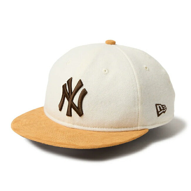 NEWERA ニューエラ RC 9FIFTY ニューヨーク・ヤンキース オフホワイト マスタードスウェードバイザー 14667630