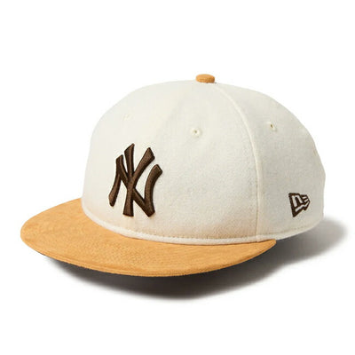 NEWERA ニューエラ RC 9FIFTY ニューヨーク・ヤンキース オフホワイト マスタードスウェードバイザー 14667630