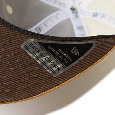 NEWERA ニューエラ RC 9FIFTY ニューヨーク・ヤンキース オフホワイト マスタードスウェードバイザー 14667630