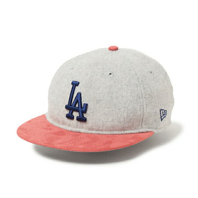 NEWERA ニューエラ RC 9FIFTY ロサンゼルス・ドジャース ライトグレー ピンクスウェードバイザー 14667632