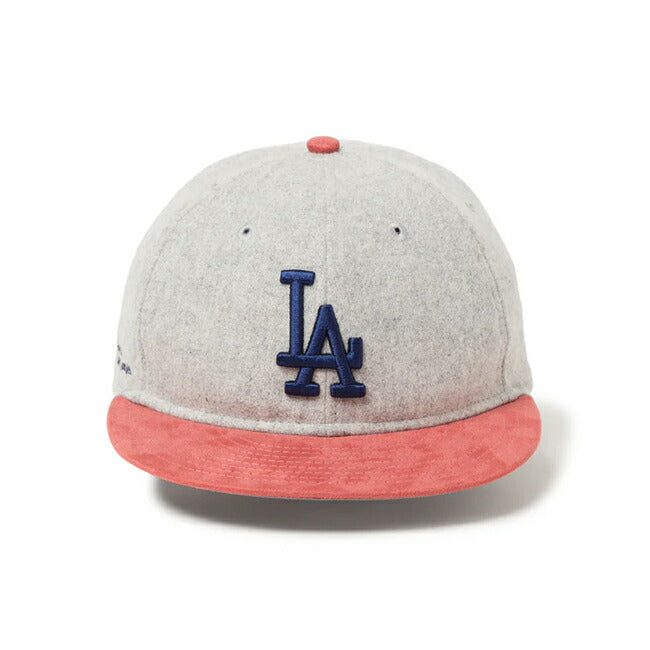 NEWERA ニューエラ RC 9FIFTY ロサンゼルス・ドジャース ライトグレー ピンクスウェードバイザー 14667632