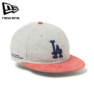 NEWERA ニューエラ RC 9FIFTY ロサンゼルス・ドジャース ライトグレー ピンクスウェードバイザー 14667632