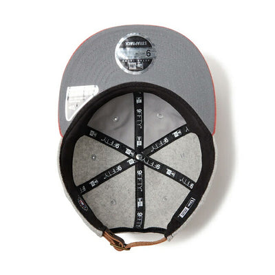 NEWERA ニューエラ RC 9FIFTY ロサンゼルス・ドジャース ライトグレー ピンクスウェードバイザー 14667632