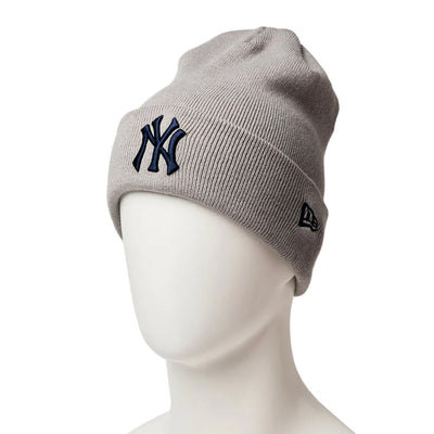 ベーシック カフニット MLB Team Logo ニューヨーク・ヤンキース ライトグレー