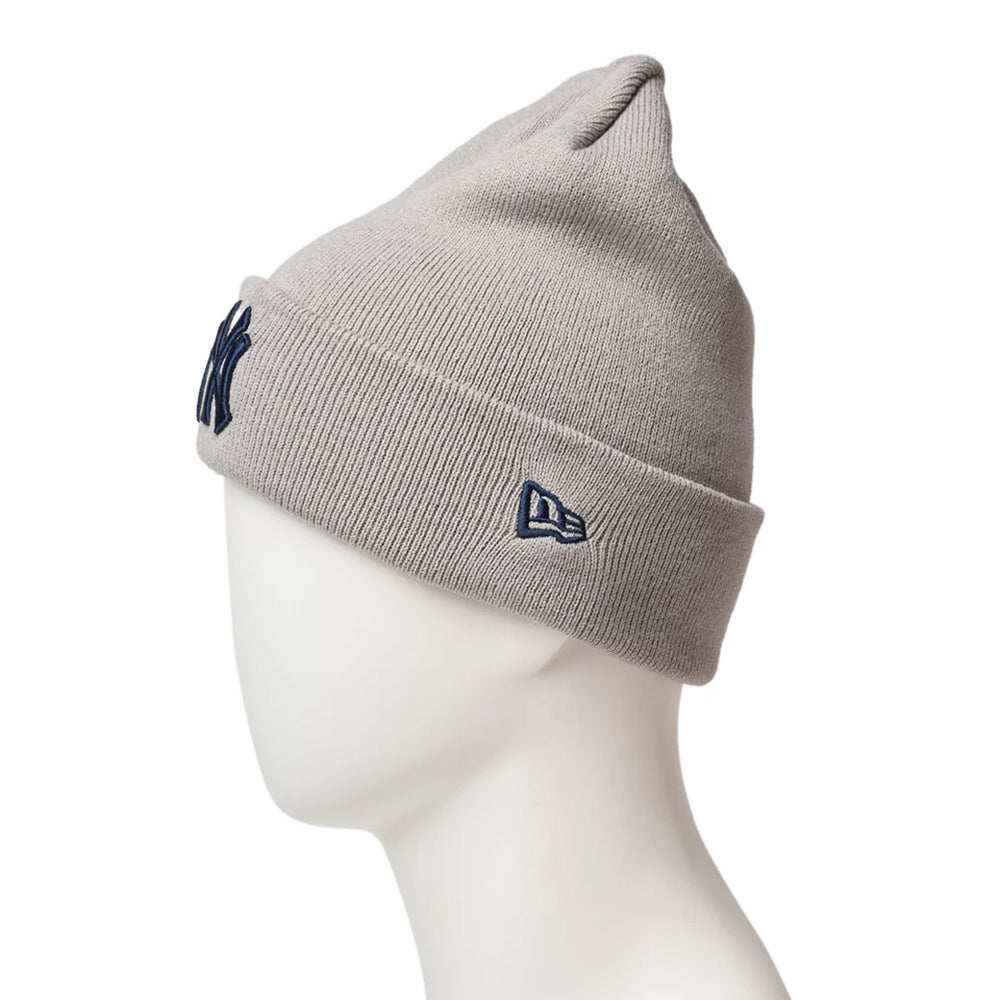 ベーシック カフニット MLB Team Logo ニューヨーク・ヤンキース ライトグレー