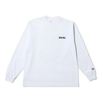 NEWERA ニューエラ 長袖 オーバーサイズド コットン Tシャツ Tagging ホワイト 14682689