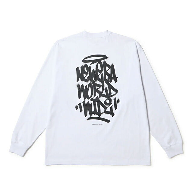 NEWERA ニューエラ 長袖 オーバーサイズド コットン Tシャツ Tagging ホワイト 14682689