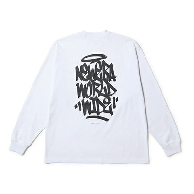 NEWERA ニューエラ 長袖 オーバーサイズド コットン Tシャツ Tagging ホワイト 14682689