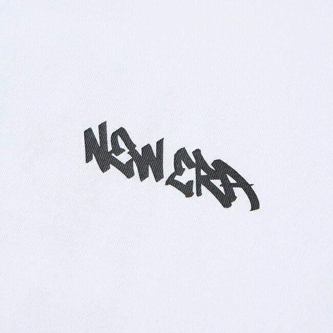 NEWERA ニューエラ 長袖 オーバーサイズド コットン Tシャツ Tagging ホワイト 14682689