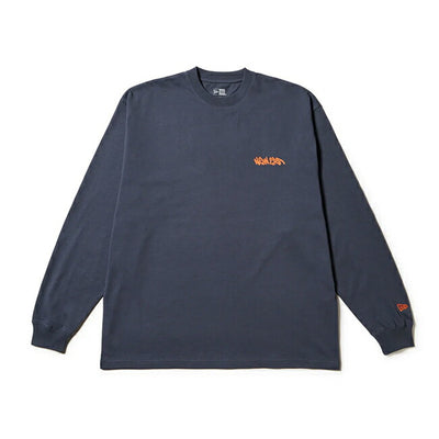 NEWERA ニューエラ 長袖 オーバーサイズド コットン Tシャツ Tagging スレートグレー 14682690