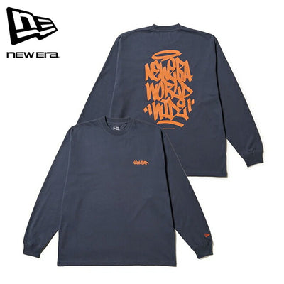 NEWERA ニューエラ 長袖 オーバーサイズド コットン Tシャツ Tagging スレートグレー 14682690
