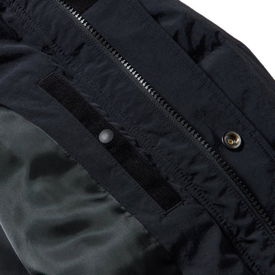 ダウンジャケット コーデュロイ コンビ ブラック 14682727