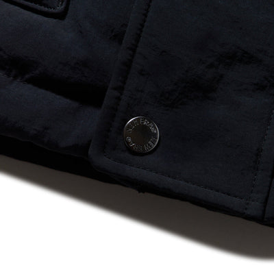 ダウンジャケット コーデュロイ コンビ ブラック 14682727