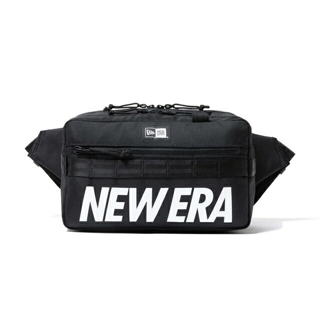 NEWERA ニューエラ スクエア ウエストバッグ 7L プリントロゴ ブラック 14521303