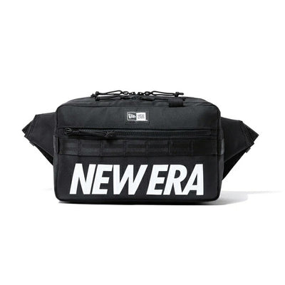 NEWERA ニューエラ スクエア ウエストバッグ 7L プリントロゴ ブラック 14521303