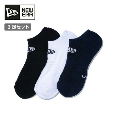 ソックス ショート 3ペア ブラック/ホワイト/ネイビー