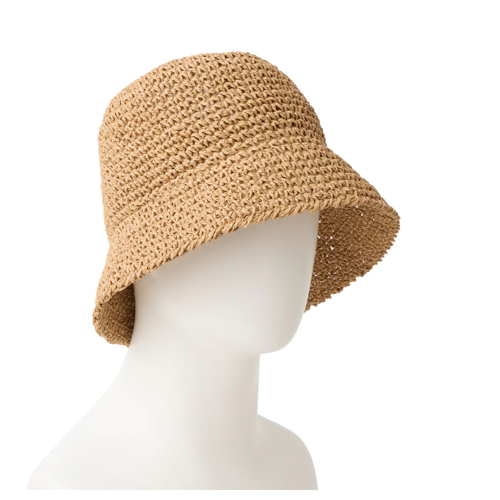 NEWERA - バケット01セーラーブリム Paper Crochet Hat ベージュ