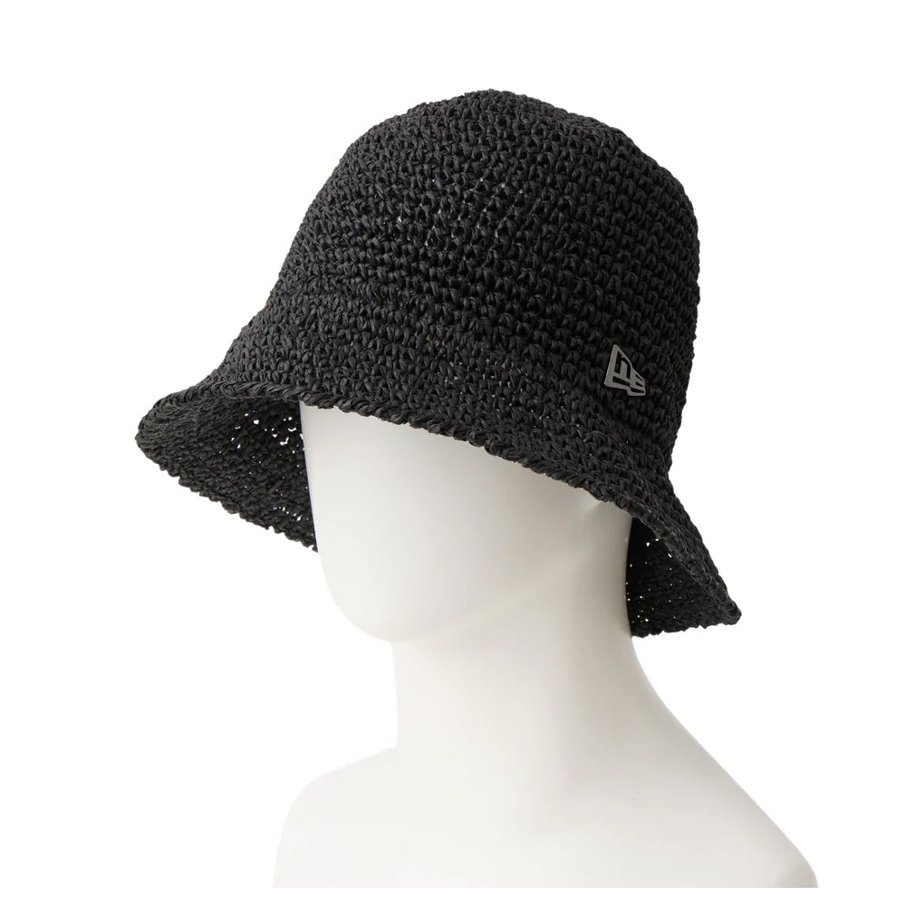 NEWERA - バケット01セーラーブリム Paper Crochet Hat ブラック