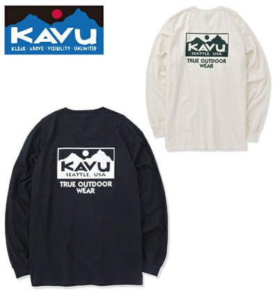 KAVU カブー LS TRUE Logo Tee ロングスリーブトゥルーロゴティー 19822326