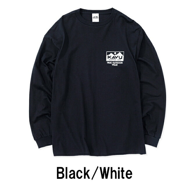 KAVU カブー LS TRUE Logo Tee ロングスリーブトゥルーロゴティー 19822326