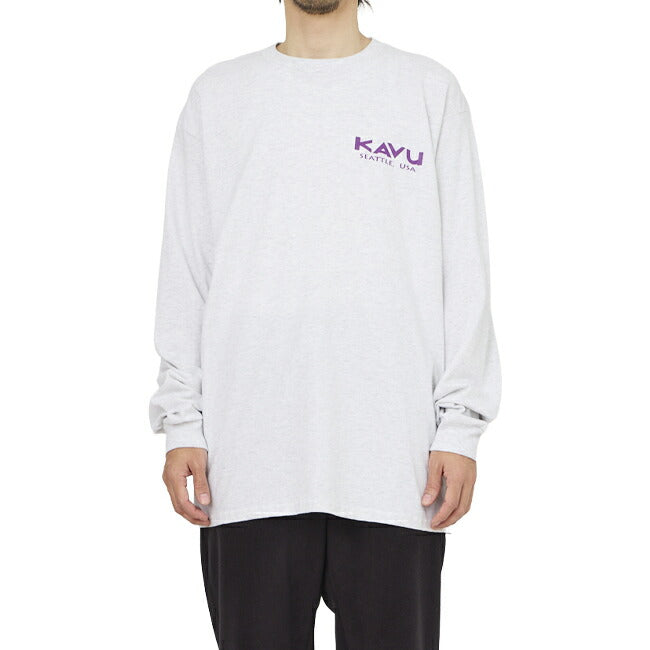 KAVU カブー LS 25 event Tee ロングスリーブ25イベントロゴティー 19822327