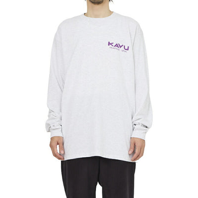 KAVU カブー LS 25 event Tee ロングスリーブ25イベントロゴティー 19822327