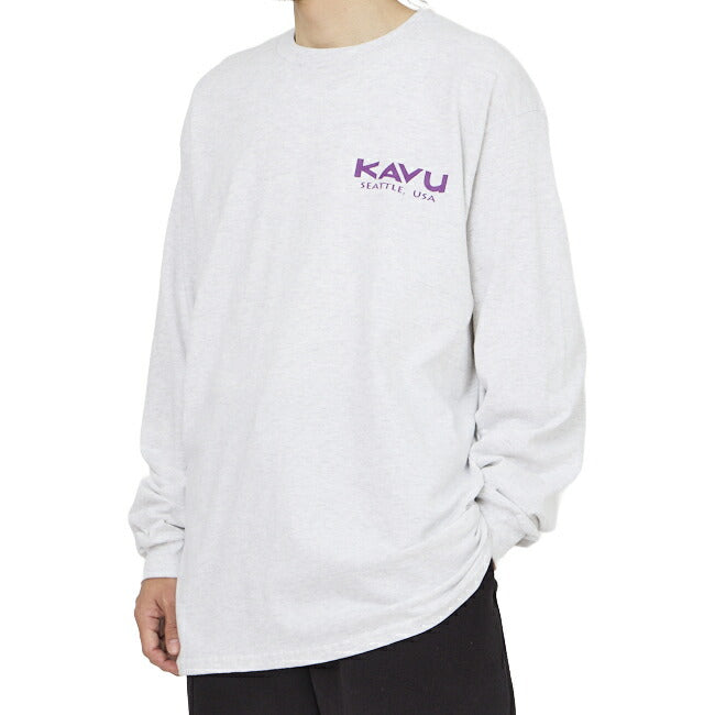 KAVU カブー LS 25 event Tee ロングスリーブ25イベントロゴティー 19822327