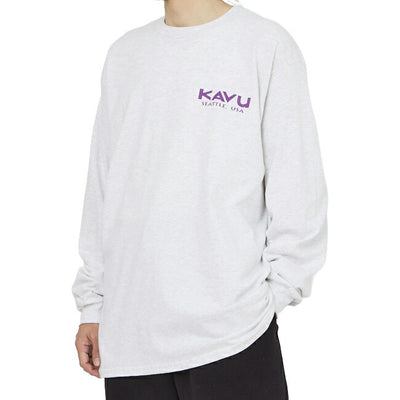 KAVU カブー LS 25 event Tee ロングスリーブ25イベントロゴティー 19822327