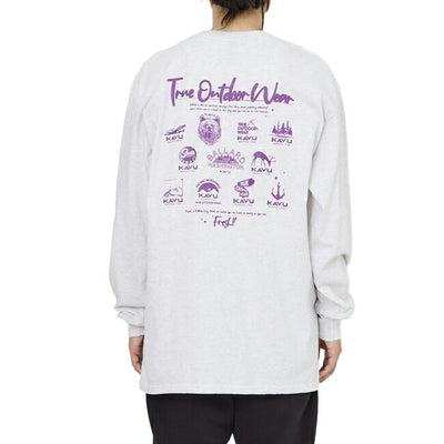 KAVU カブー LS 25 event Tee ロングスリーブ25イベントロゴティー 19822327