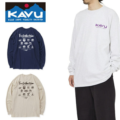 KAVU カブー LS 25 event Tee ロングスリーブ25イベントロゴティー 19822327