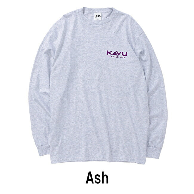 KAVU カブー LS 25 event Tee ロングスリーブ25イベントロゴティー 19822327
