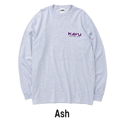KAVU カブー LS 25 event Tee ロングスリーブ25イベントロゴティー 19822327
