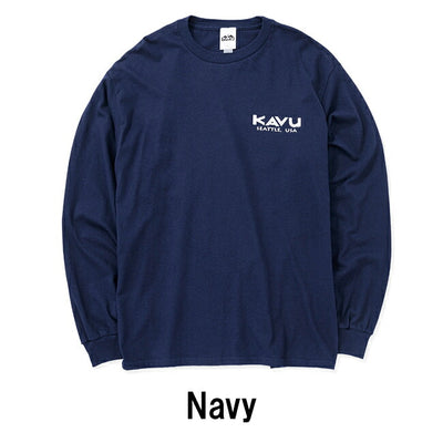 KAVU カブー LS 25 event Tee ロングスリーブ25イベントロゴティー 19822327