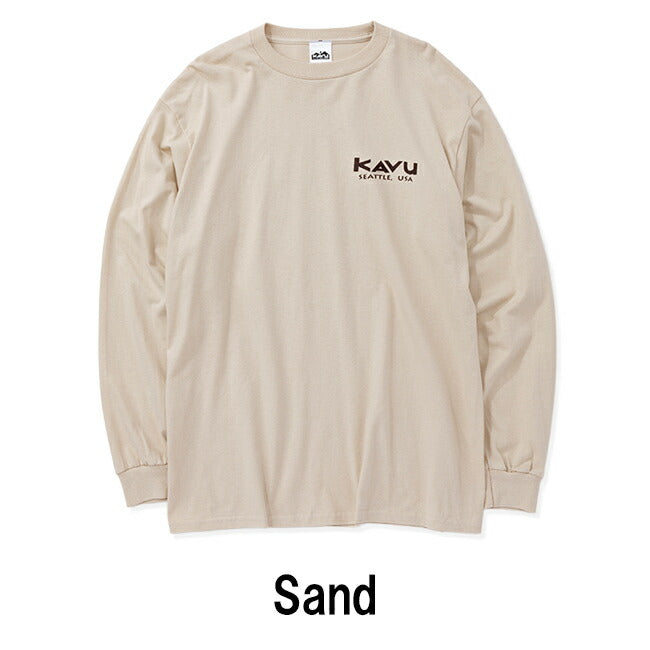 KAVU カブー LS 25 event Tee ロングスリーブ25イベントロゴティー 19822327