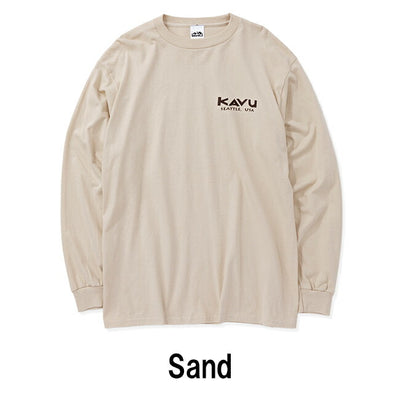 KAVU カブー LS 25 event Tee ロングスリーブ25イベントロゴティー 19822327