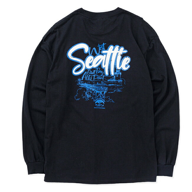KAVU カブー LS W.Seattle Tee ロングスリーブウエストシアトルティー 19822328