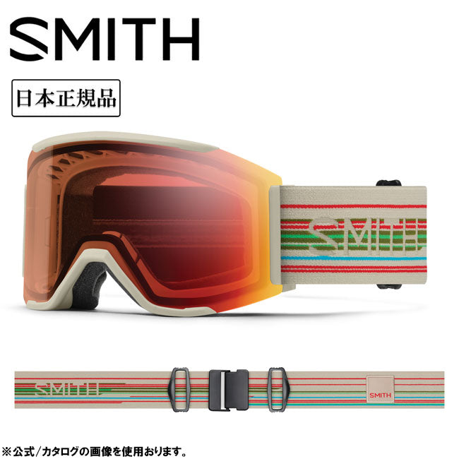 SMITH OPTICS スミス Squad MAG スカッドマグ Chalk Straightline CP Pro Photochromic Red Mirror&CP Storm Blue Sensor Mirror 010275041