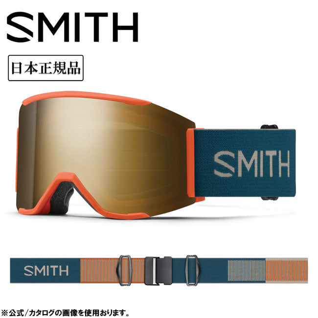 SMITH OPTICS スミス Squad MAG スカッドマグ Rust CP Sun Black Gold Mirror&CP Storm Blue Sensor Mirror 010275046