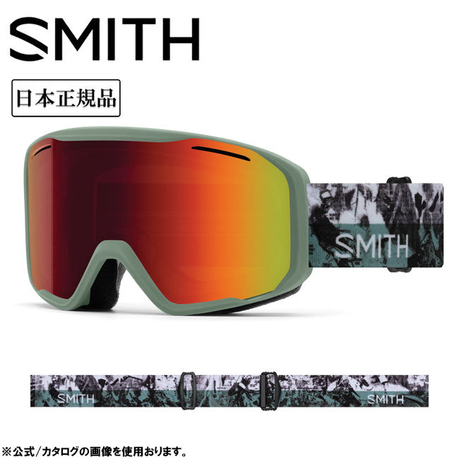 SMITH OPTICS スミス Blazer ブレザー Sage Brush Paste Up Red Sol-X Mirror 010275103