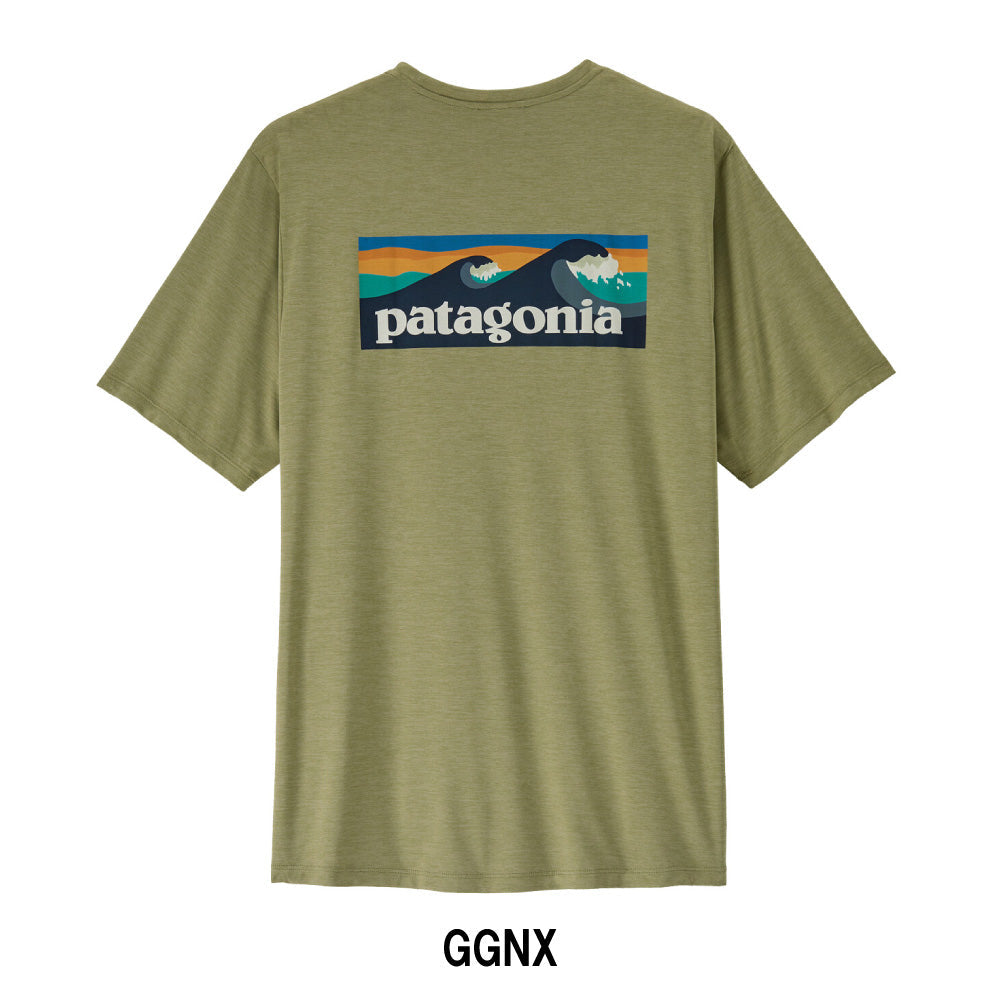 patagonia - M's Capilene Cool Daily Shirt - Boardshort Logo メンズ