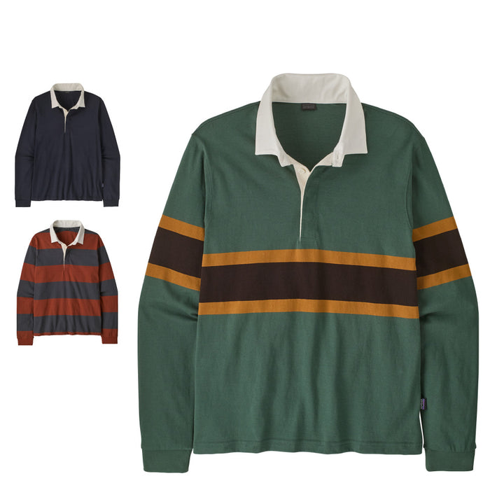【希少】ラグビー　ワールドカップ   スコットランド代表　長袖シャツ サイズＳ patagonia - M's L/S Rugby Shirt メンズロングスリーブラグビーシャツ