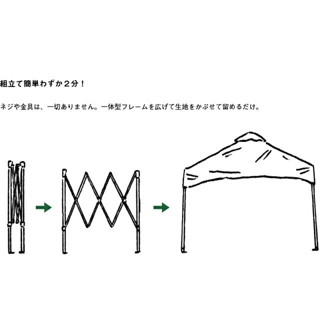 LOGOS ロゴス ソーラーブロック Qセットタープ270 71661031