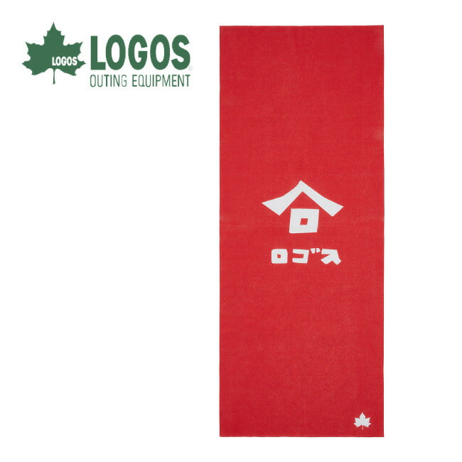 LOGOS ロゴス LOGOS てぬぐい(yagou レッド) 81690500