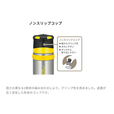 THERMOS サーモス 山専用 ステンレスボトル 500ml MTBK(マットブラック) FFX-501