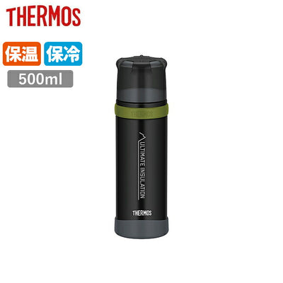 THERMOS サーモス 山専用 ステンレスボトル 500ml MTBK(マットブラック) FFX-501