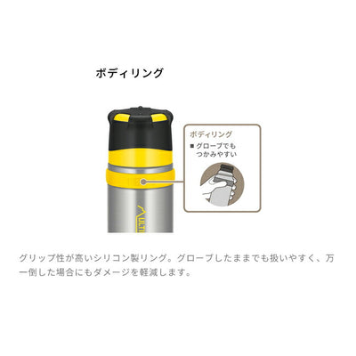 THERMOS サーモス 山専用 ステンレスボトル 500ml MTBK(マットブラック) FFX-501