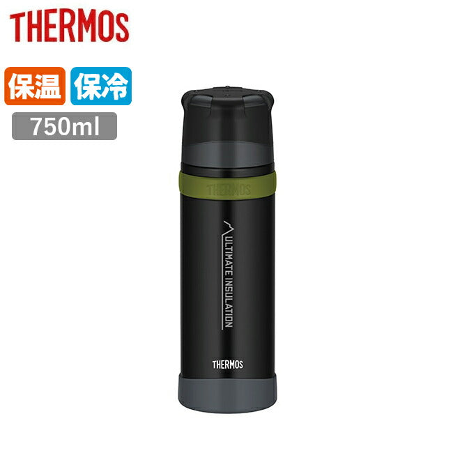 THERMOS サーモス 山専用 ステンレスボトル 750ml MTBK(マットブラック) FFX-751