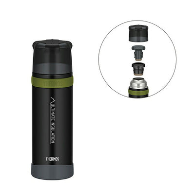 THERMOS サーモス 山専用 ステンレスボトル 750ml MTBK(マットブラック) FFX-751