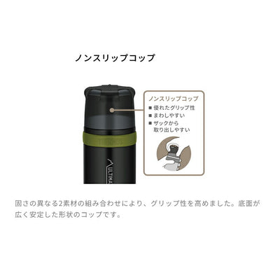 THERMOS サーモス 山専用 ステンレスボトル 750ml MTBK(マットブラック) FFX-751