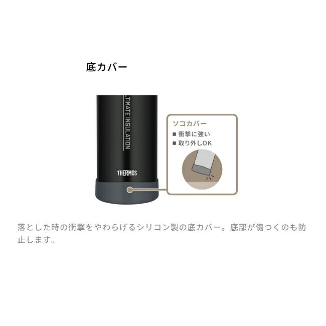 THERMOS サーモス 山専用 ステンレスボトル 750ml MTBK(マットブラック) FFX-751